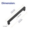 Ravinte 25 Pack 6-1/4 Inch Square Cabinet Handles - Matte