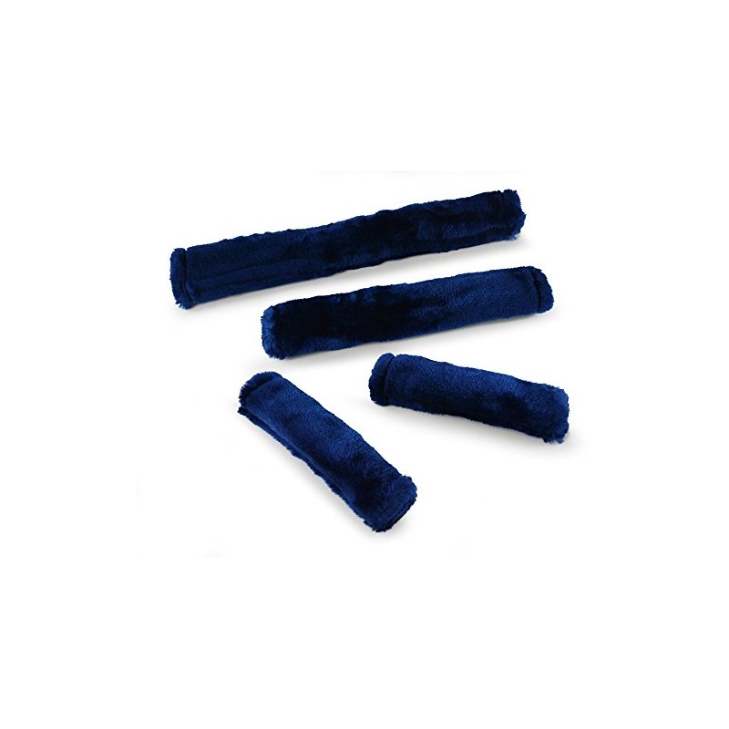 EKKIA Synthetic Headcollar Protection Set, Navy Blue