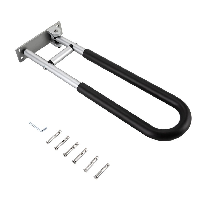Foldable Grab Bar for Bathroom Safety - Support for Seniors