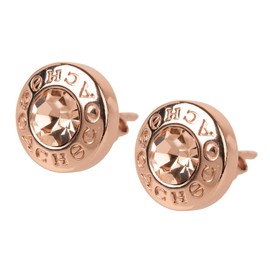 Coach F54516 Women's Earrings, Accessories, Open Circle, Rhinestone, Outlet, rose gold