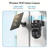Sansco 5G WiFi Solar PTZ Security Camera 4MP Audio Dual