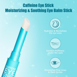 Soulight Caffeine Eye Stick – Anti-Aging Eye Balm for Dark Circles & Puffiness, Retinol Eye Cream for Wrinkles & Under-Eye Bags, Moisturizing & Nourishing Formula for Smooth, Revitalized Skin