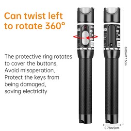 Duogalia Visual Fault Locator 30KM,VFL Fiber Optic Tester with Single Mode 9/125um FC to LC Adapter, Fiber Light Tester for Fiber Network Cable Test(White)