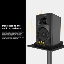 Snblzhef 1 Pcs Acoustic Foam Pads Studio Isolation Speaker Desktop Sponge Blocks Sound Cotton Speaker Accessories 4 Inches