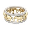 Jeulia 1.5 Carat Elephant Ring Wedding Ring for Women 18K