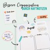 Papierdrachen Bullet Journal Sticky Notes – Rainbow – 9 Different