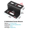 eoere 6 PCS Heavy Duty Z Shape Corner Brace, Offset
