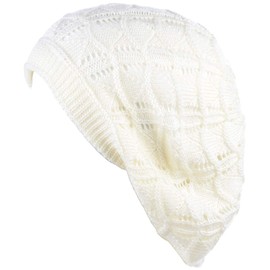 BYOS - Gorro de punto suave y ligero, Paquete de 2, blanco y negro, Talla única