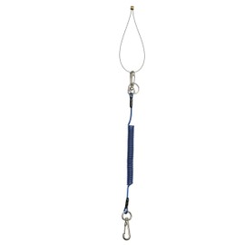 BeyonMind Spanner, Tool, Drop Prevention, Safety Cord, Stainless Steel Wire/Safety Measures: Approx. 13.0 - 51.2 inches (330 - 1,300 mm), Maximum Load: Approx. 2.2 lbs (1 kg) (Made in Japan, Blue,