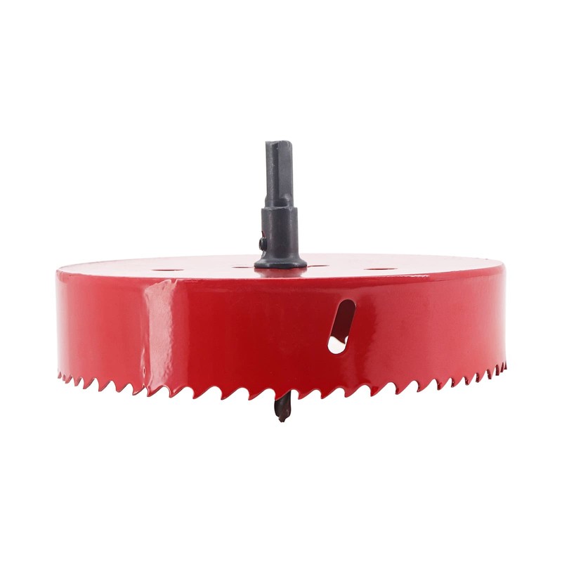 Yuhtech 150mm Hole Saw with Centre Drill, HSS M42 Bimetal