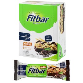 Fitbar ココア味 ダイエットシリアルバー イヌリン ザクザク食感 12本入 (12本×1箱)