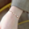 ATEIELLI Rose Gold Bracelet Heart Adjustable Bracelets Women's Gifts JWB161