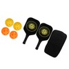 Pickleball Raquette Set 2 Rackets 4 Balls Lightweight Carbon Fiber