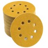 Aiyard 5-Inch 8-Hole Hook and Loop Sanding Discs 80-Grit Random