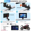 Podofo Wireless Carplay Screen 7 Inch for Motorcycle Portable CarPlay