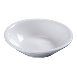 Yanco PS-32 Fruit Bowl, 3.5 oz Capacity, 4.25" Diameter, Porcelain, Bone White, Pack of 36