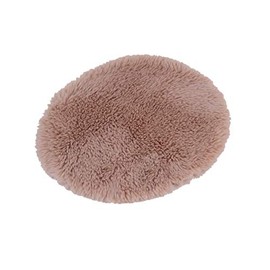 CB Home & Style Faux Fur Decorative Fur Rug Pink Grey Taupe Cream Seat Cushion Faux Lambskin Fur Look Various Sizes (Taupe, 38 cm Round)