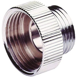 Waterberry Shower Hose Reducer Chrome Plated Metal Adapter 3/4" Female to 1/2" Male BSP Round Pipe Connection, Shower Hose Mixer Valve, Reducer, Adaptor