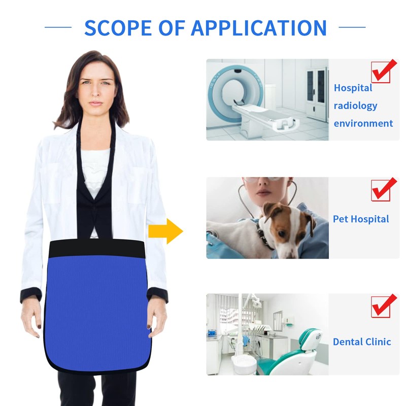 ANNWAH Lead Apron for X-Rays - 0.5mmpb Half Lead Aprons