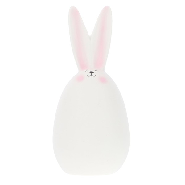 Homoyoyo Ceramics Bunny Figurine, Easter White Bunny Figurines, Animals Ceramic