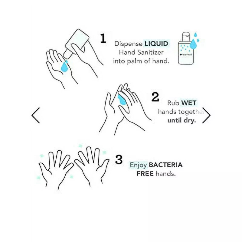 NatureWell Advanced Liquid Hand Sanitizer, 8oz (Pack of 5)