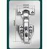 Full Overlay Soft Close Cabinet Hinges(4 Packs)–FOGZUVR 105°Cabinet Door Hinges