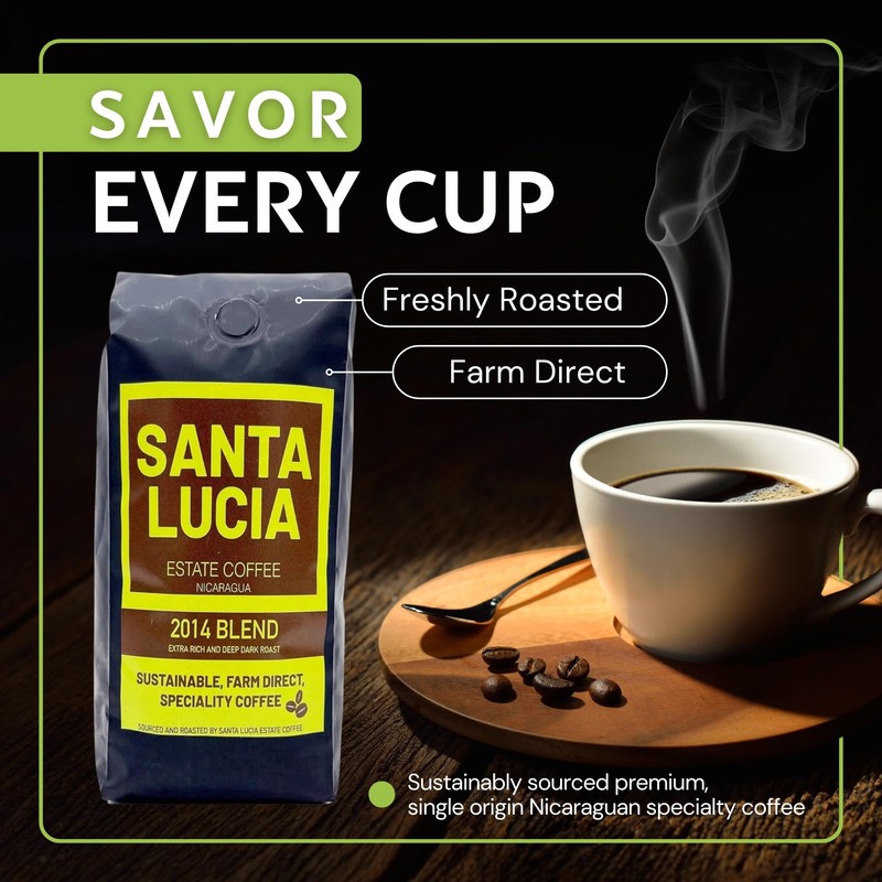 Santa Lucia Nicaraguan Specialty Coffee - 2014 Deep Bold Roast