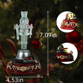 Nutcracker Christmas Decor Gift Festive Acrylic Collectible for Indoor Table Desktop Fireplace Decorations cozy christmas aesthetic Ornaments - styles: The Defender's Nutcracker.