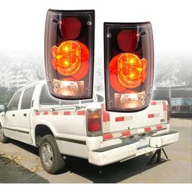 LEVANLIGHT Pair Rear Tail Light Replacement For 1986-1993 Maz da B2000 B2200 B2600 Base LE Replace# 8BUA51160、8BUA51150
