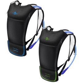 2Pack Hydration Backpack for Hiking with 2L Hydration Bladder - Lightweight Hydration Backpack with Big Storage for Kids Women Men Hiking Cycling Camping Running