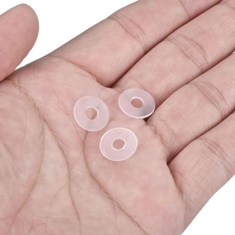 QUARKZMAN M4 13mm Outer Diameter Plastic Round Flat Washer Seal