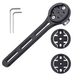Bike Computer Mount, Aluminum Alloy Road Bicycle Computer Holder for Integrated Handlebar, Compatible for Garmin Cycling Computer, Edge 1040/1030/1050/130/530/540/840/830 etc