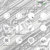 Grand Decor Stucco Moulding Strips Wall Flat Modern PU Hard