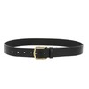 FASHIONGEN - Vegetable tanned bull leather belt, for women and