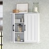 RiverRidge Monroe Two Door Wall Cabinet Over The Toilet Storage