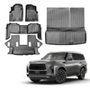 Vanseno Compatible for 2019-2024 Nissan Armada/Infiniti QX80 Floor mats and