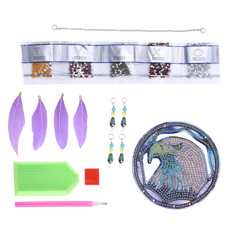 Diamond Painting Pendant DIY Eagle Diamond Painting Dreamcatcher Window Ornament
