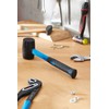 BGS 1960 Rubber Panel Mallet with Fibreglass Shaft, Black/Blue, 250