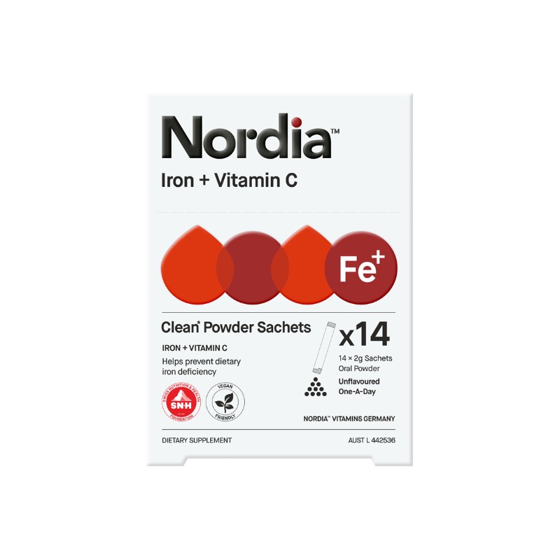 Nordia Iron+vit C Sachets 14pk