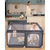 dearlomum Baby Playpen, 50"x50" Baby Playard Babies with Gate, Indoor