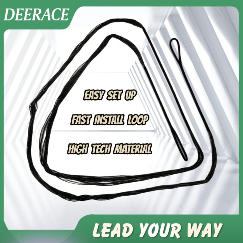 DEERACE - Cuerda de arco recurvo tradicional, AMO 58 pies