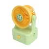Desk Fan USB Charging Adjustable Angle Cute Portable Multifunction Air