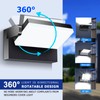 rosykite 3CCT LED Outdoor Wall Lights, 4800LM, 360° Adjustable, 3