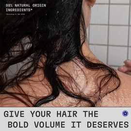 cleanjourney Bold Volume Hair Conditioner, EWG Verified, Infused with Rice Protein and Biotin, For Fine Hair, Volumizing + Texture, Clean Ingredients, Vegan, Fruity Scent, 236 mL