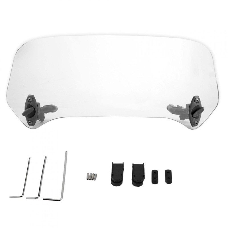 Adjustable Windscreen Air Deflector, Universal Motorcycle Modified Windscreen Spoiler Air