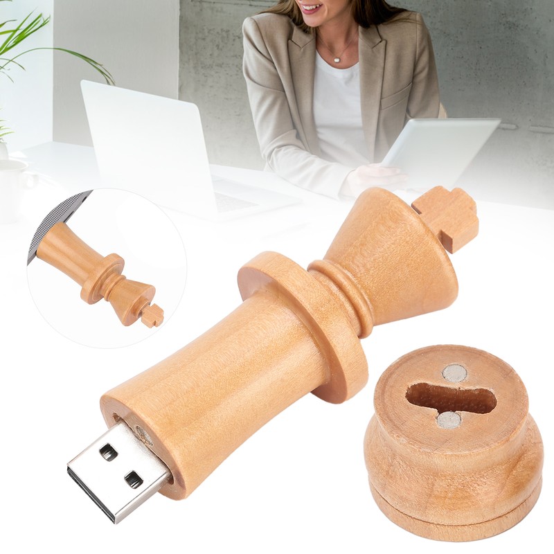 Portable USB Flash Drive Chess Styling Memory Stick 12MB/s Reading