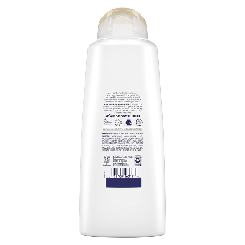 Dove Nourishing Secrets Shampoo Hydration, Coconut, 20.4 Fl Oz