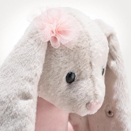 Steiff Hoppie Ballet Bunny 30 cm Colourful, Plush Toy with Floppy Ears, Fluffy Stuffed Toy in Ballet Outfit for Cuddling and Playing, Cuddly Toy for Girls and Boys, Machine Washable