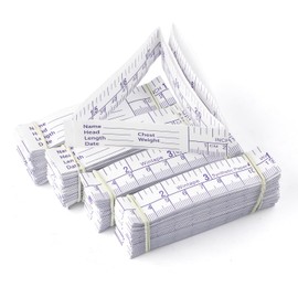 VAXATO (Pack of 100) 24Inch/60CM Paper Tape Measure, Disposable Wound Measuring Rulers，Educare Measuring Tape, Wound Measurement Tools, Medical Measurement Ruler