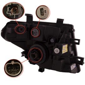 HEADLIGHTSDEPOT Halogen Headlight Left And Right Pair CAPA Certified Compatible With 2005-2008 Nissan Frontier All Models/2005-2007 Pathfinder All Models